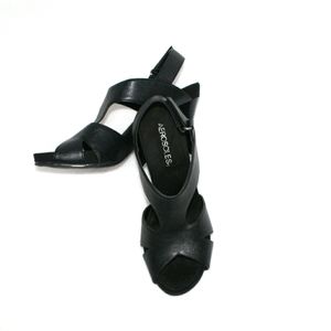 Aerosols -Black Sandals (size 8)